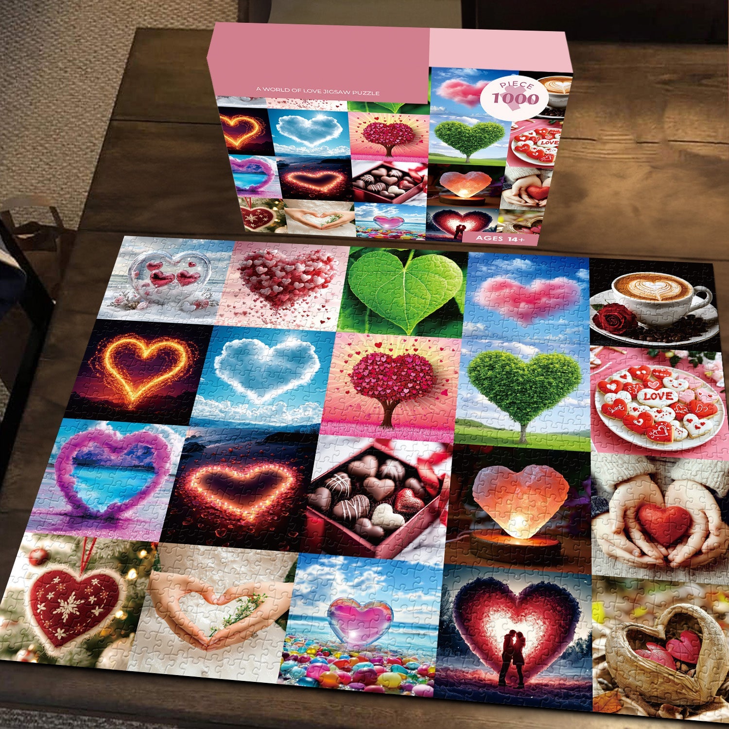 Puzzle Un monde d'amour 1000 pièces