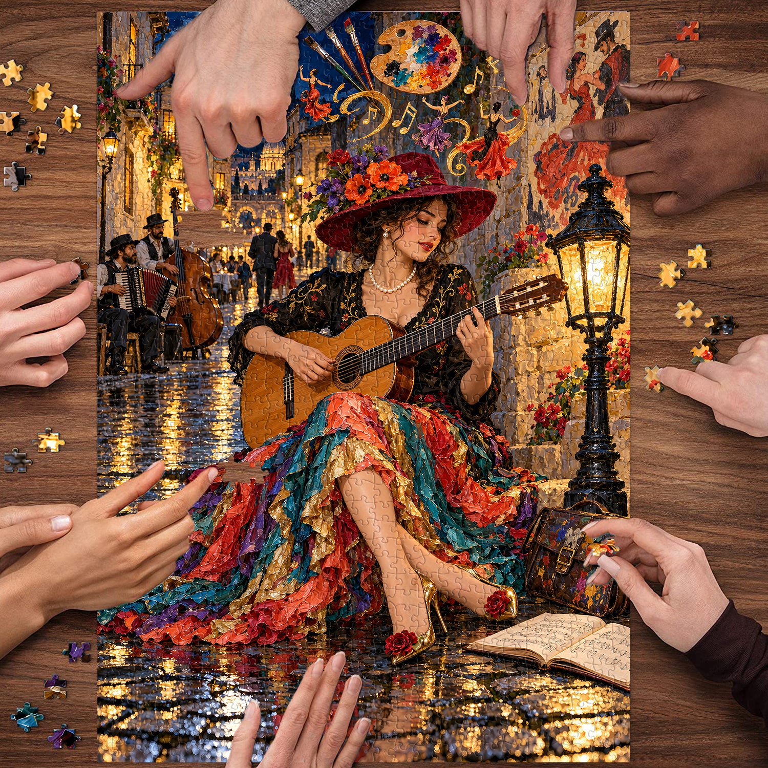 Serenade Under the Moon Jigsaw Puzzle 1000 Pieces