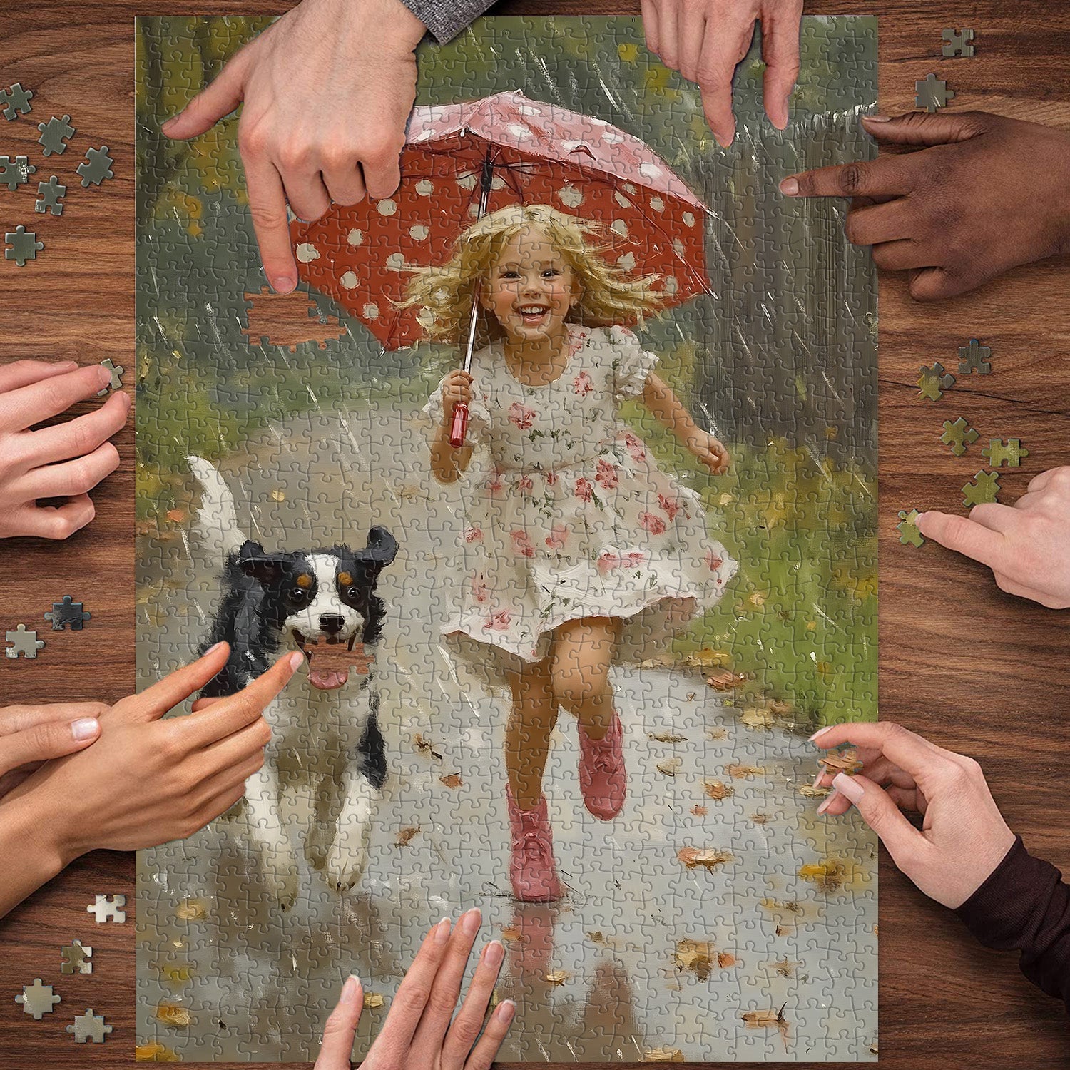 Rainy Day Joy Jigsaw Puzzle 1000 Pieces