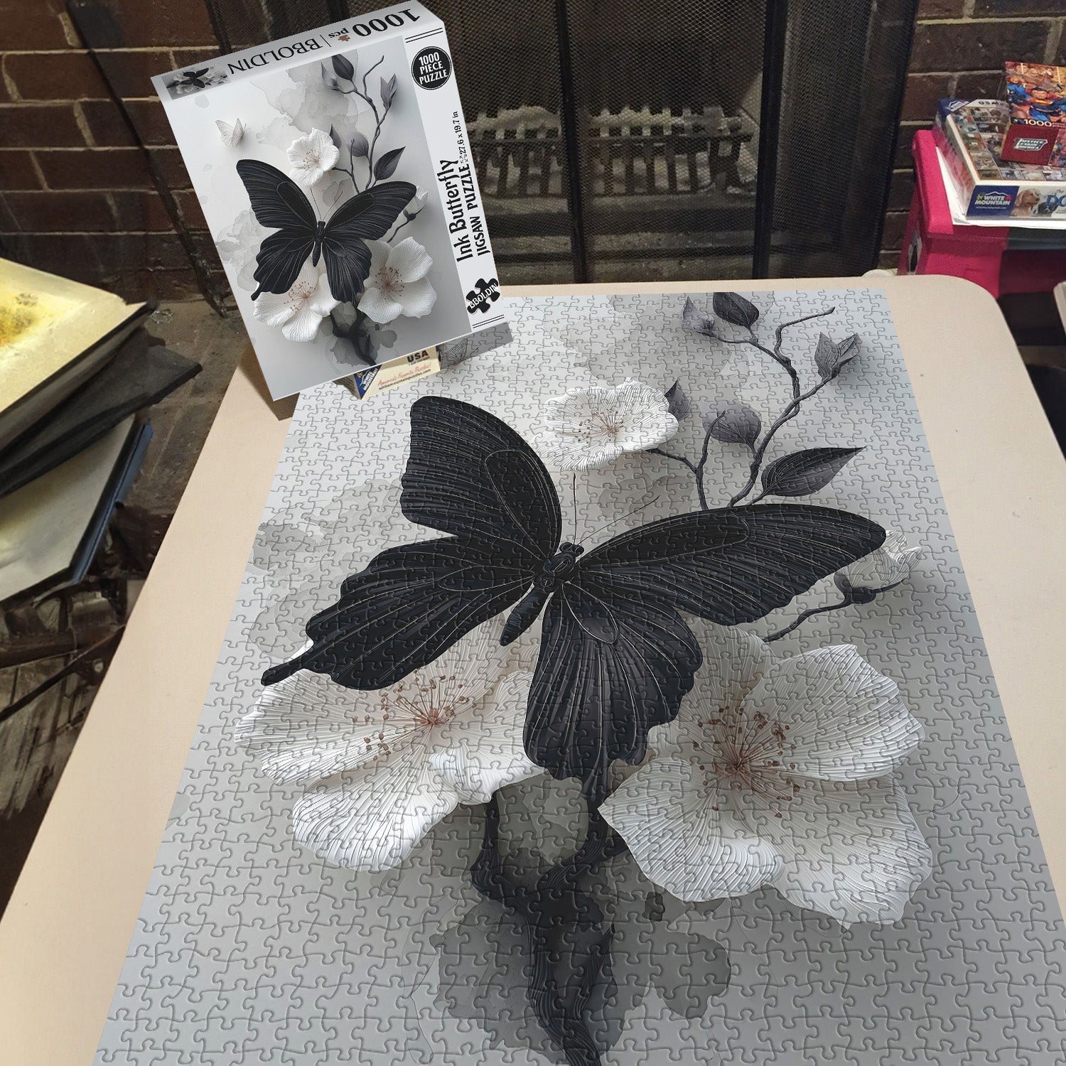 Puzzle con farfalla d'inchiostro, 1000 pezzi