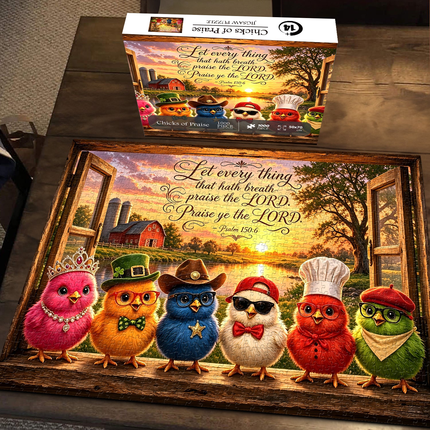 Chicks of Praise Jigsaw Puzzle 1000 Pieces