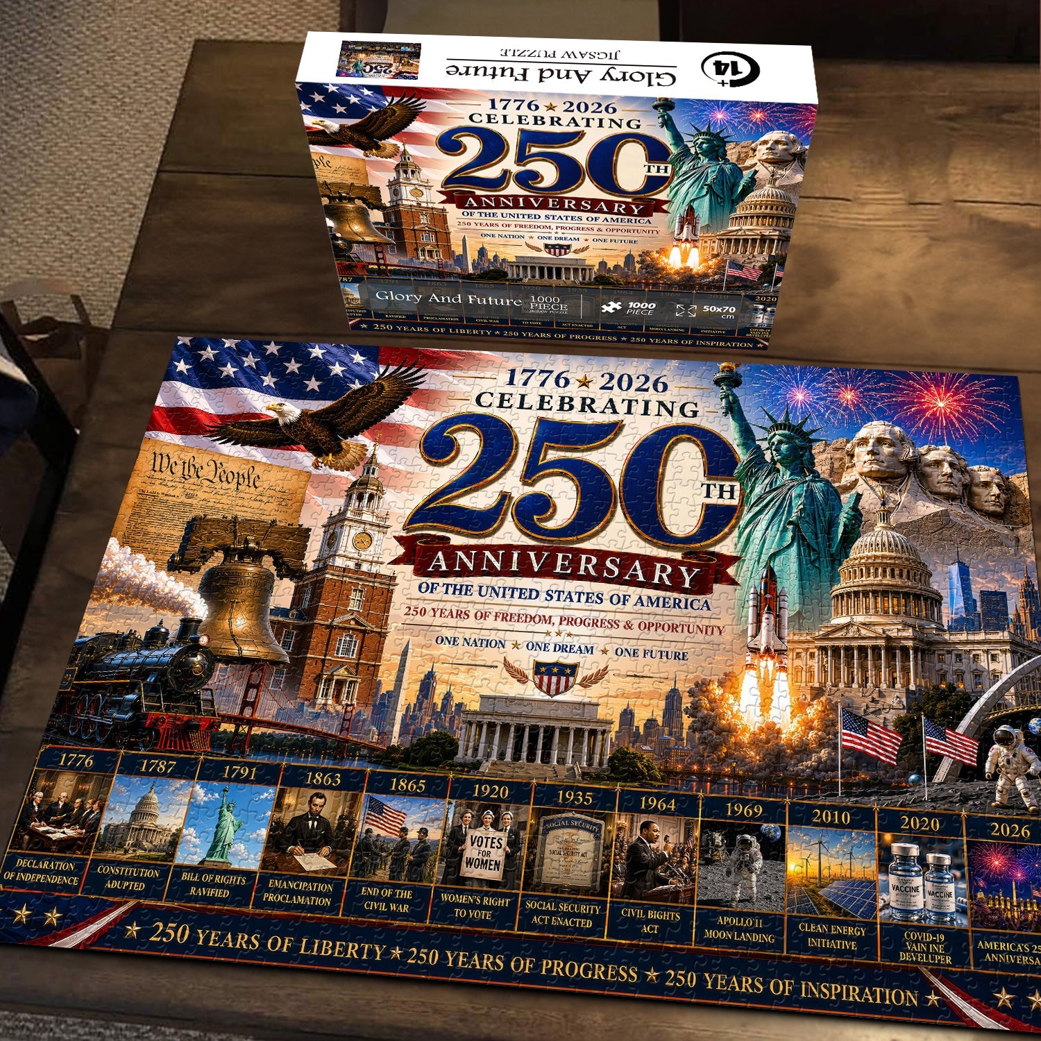 Puzzle Gloria e Futuro 1000 Pezzi