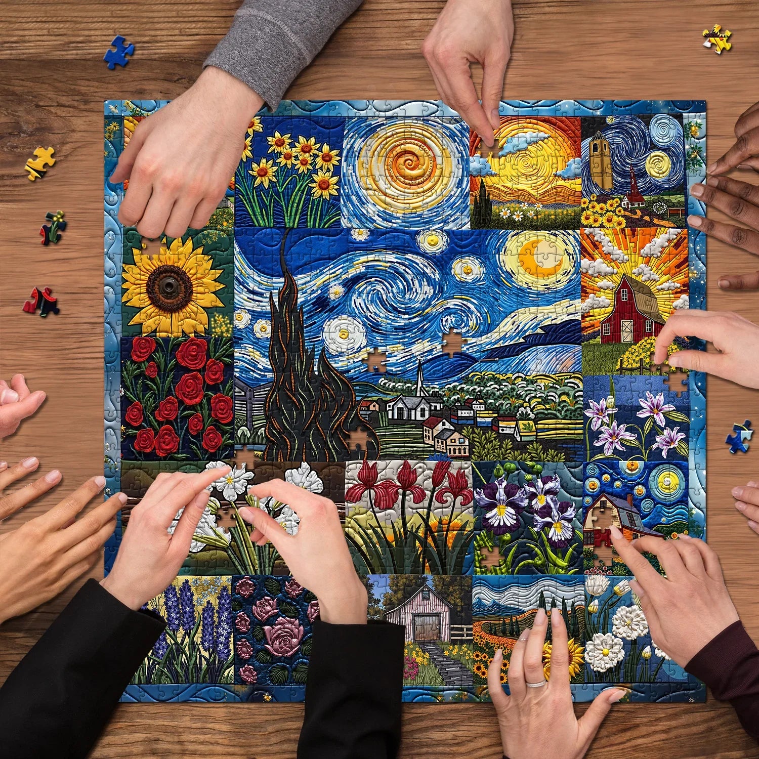 Puzzle La Rapsodia de Van Gogh 1000 Piezas
