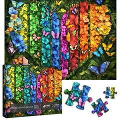 Multicolored Flower Jigsaw Puzzle 1000 Pieces