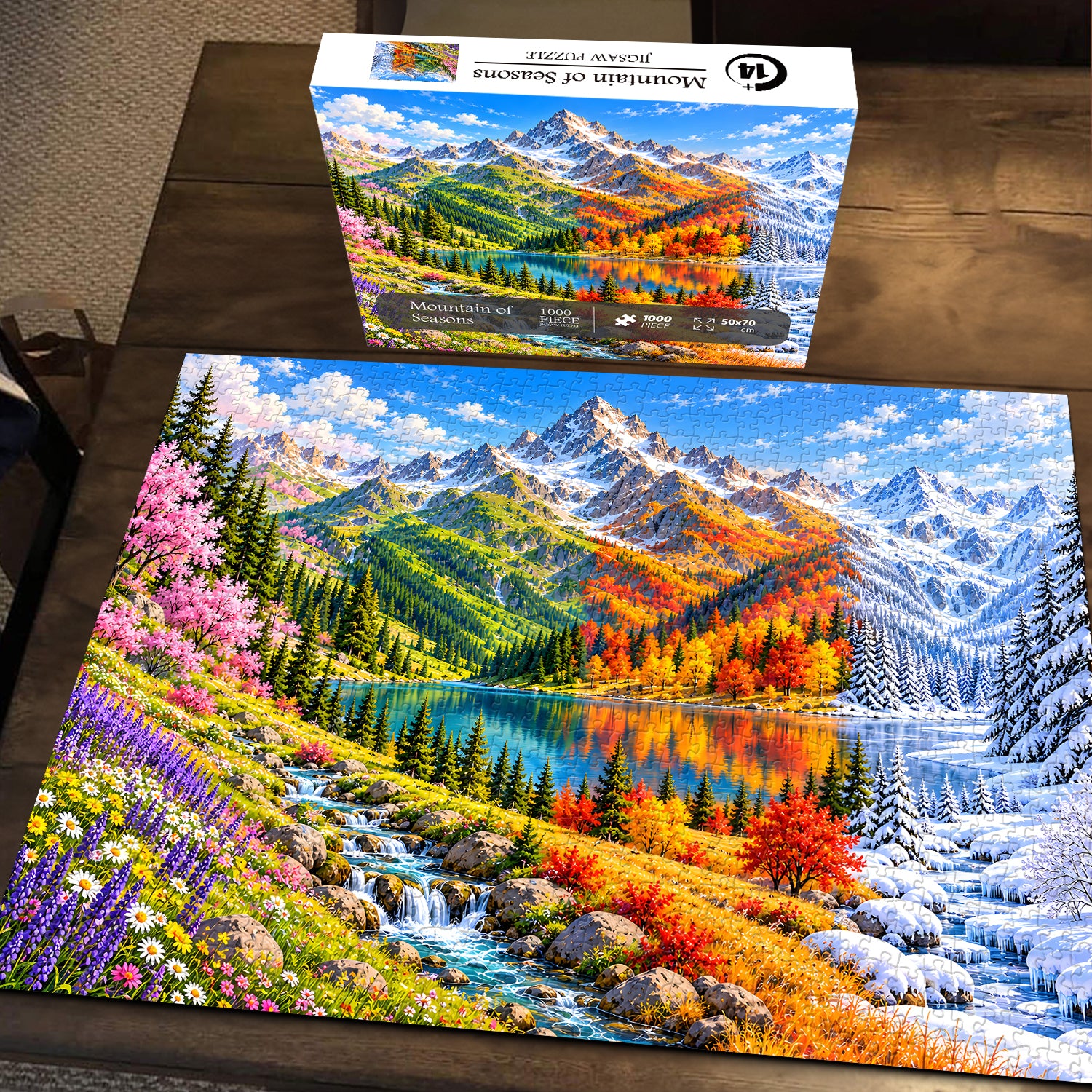 Mountain of Seasons Jigsaw Puzzle 1000 Pieces