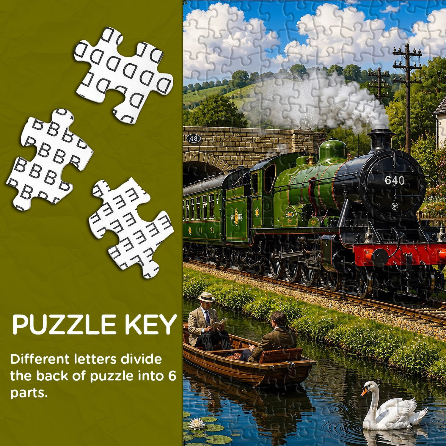 Steam & Stream Jigsaw Puzzle 1000 Pieces