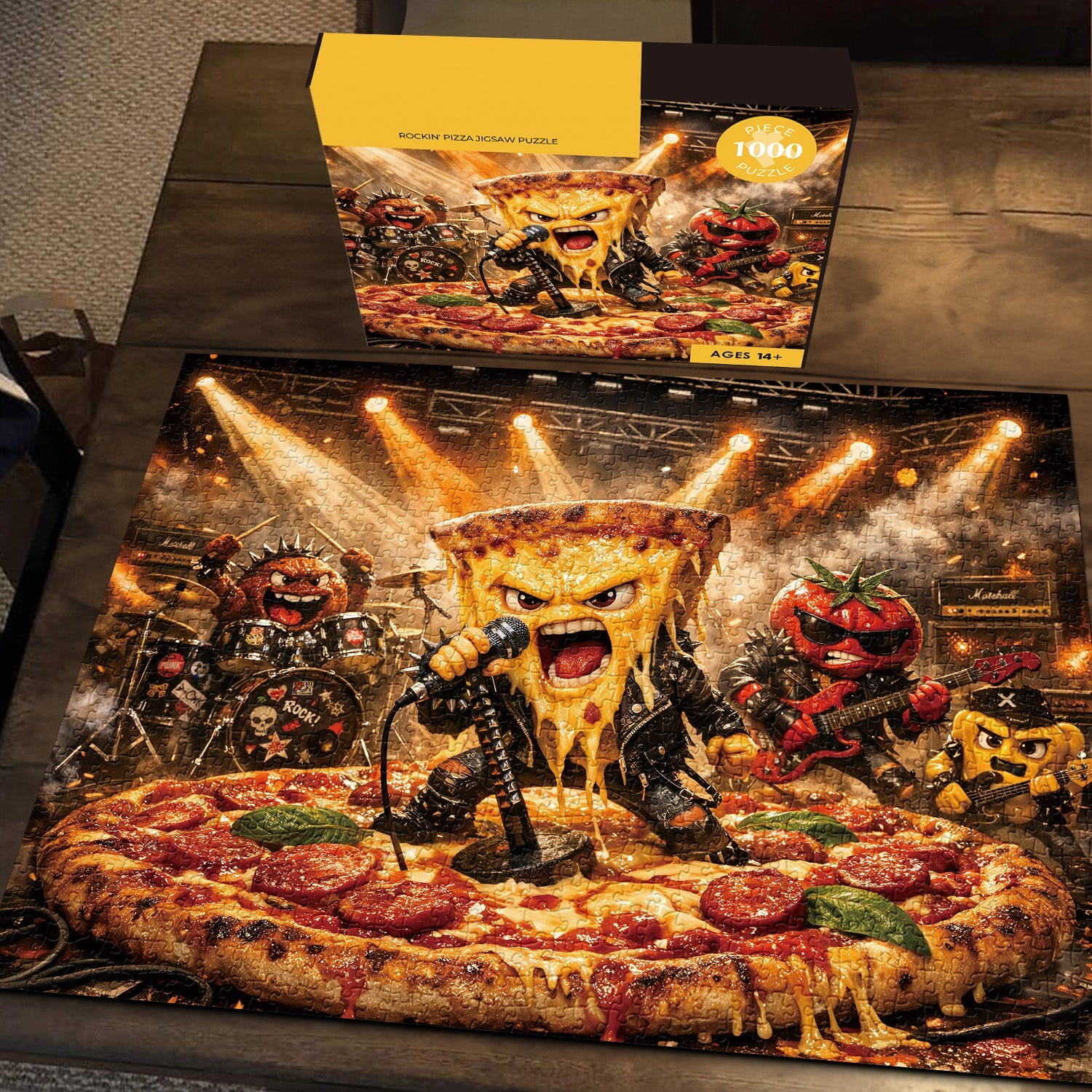 Puzzle Rockin' Pizza de 1000 piezas