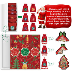 Pickforu® Puzzle Árbol de Navidad 220 Piezas