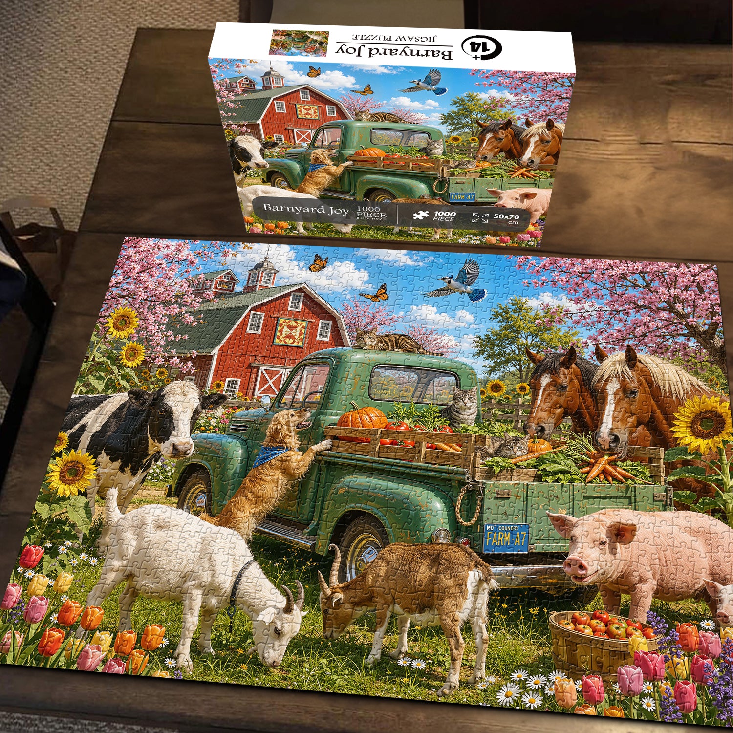 Barnyard Joy Jigsaw Puzzle 1000 Pieces