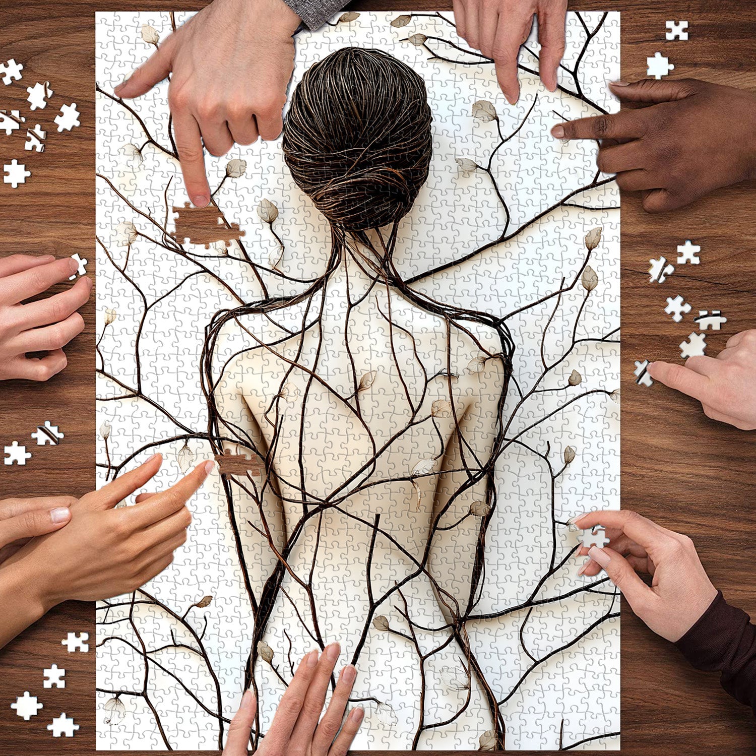 Branch Silhouette Jigsaw Puzzle 1000 Pieces