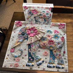 Puzzle elefante diamante 1000 pezzi