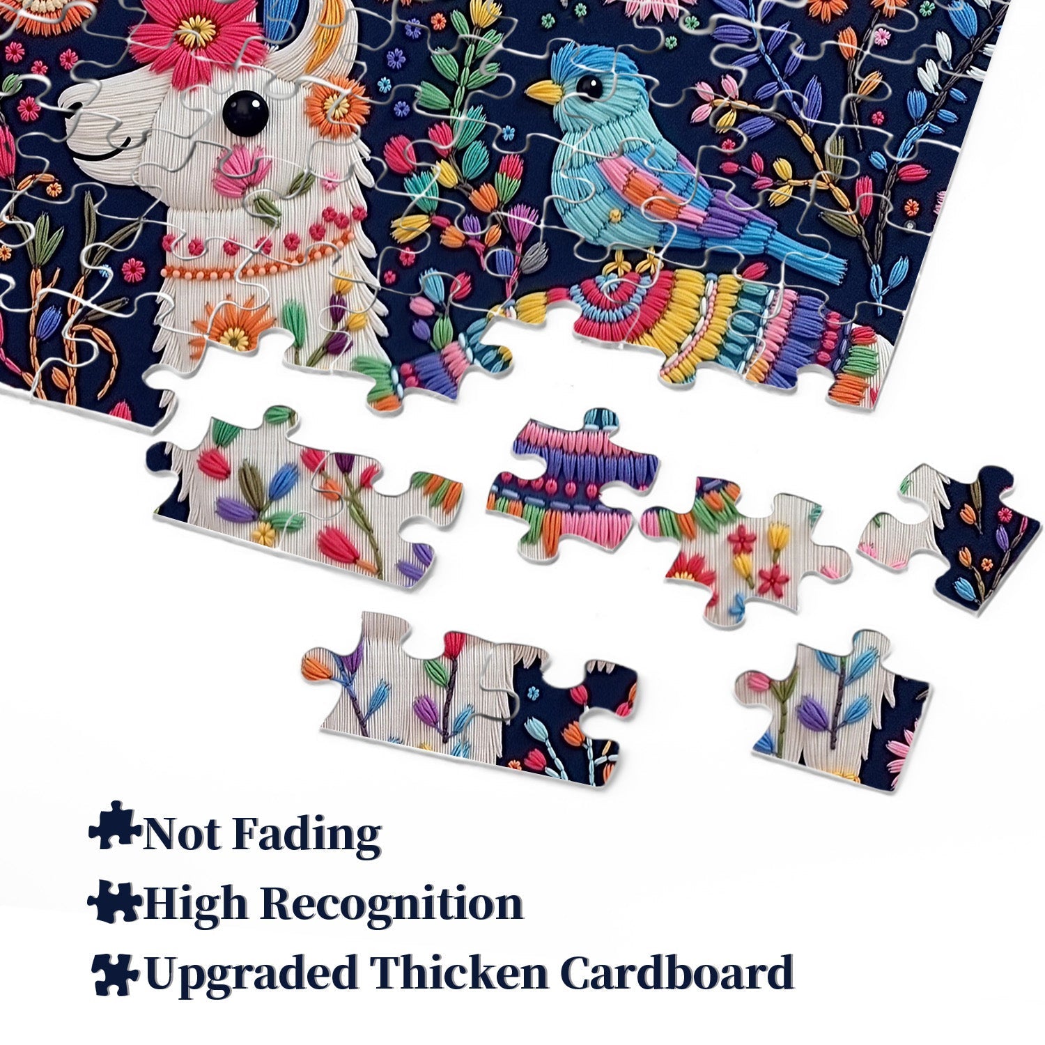 Llama in Bloom Jigsaw Puzzle 1000 Pieces