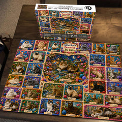 America's Favorite 30 Cats Jigsaw Puzzle 1000 Pieces