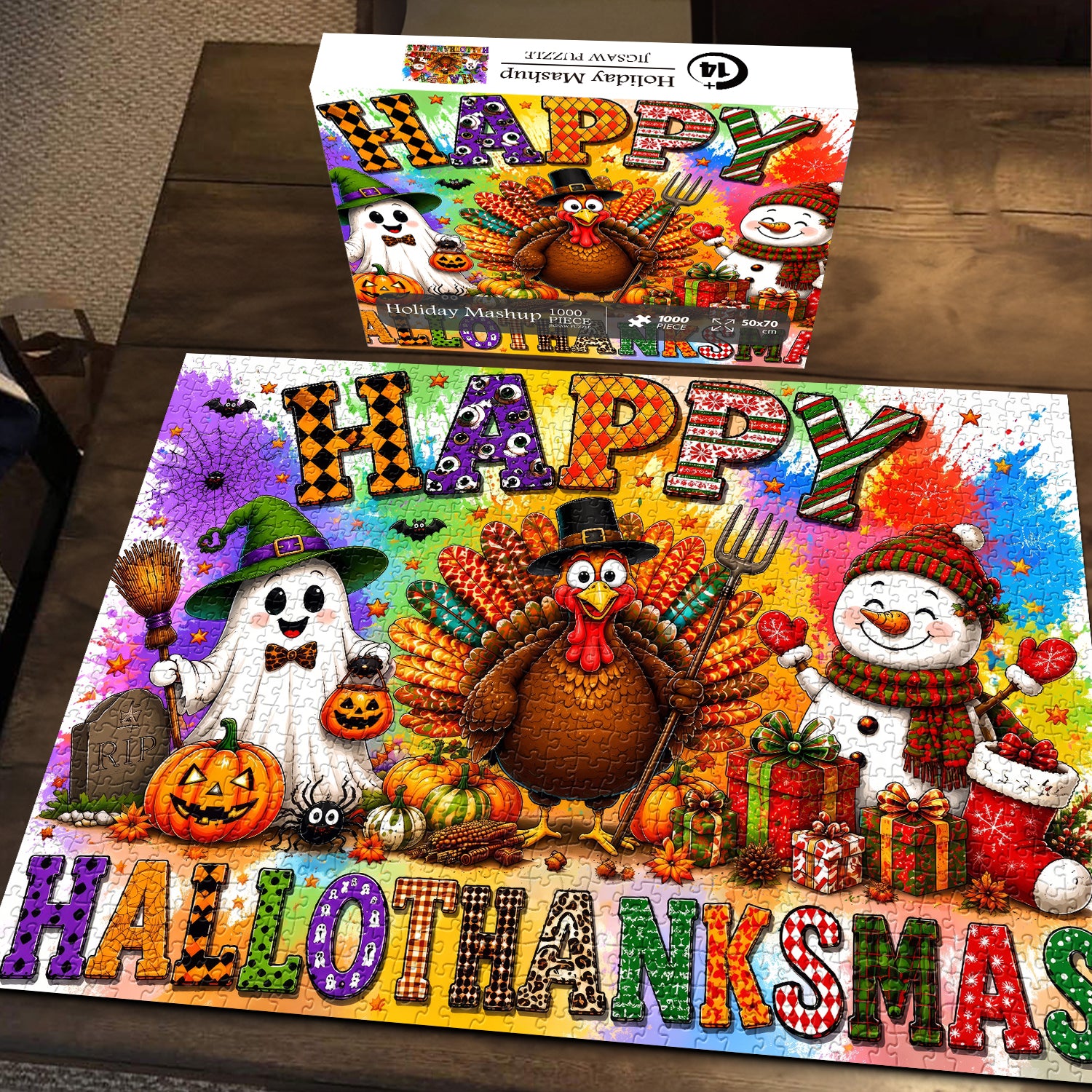 Holiday Mashup Jigsaw Puzzle 1000 Pieces