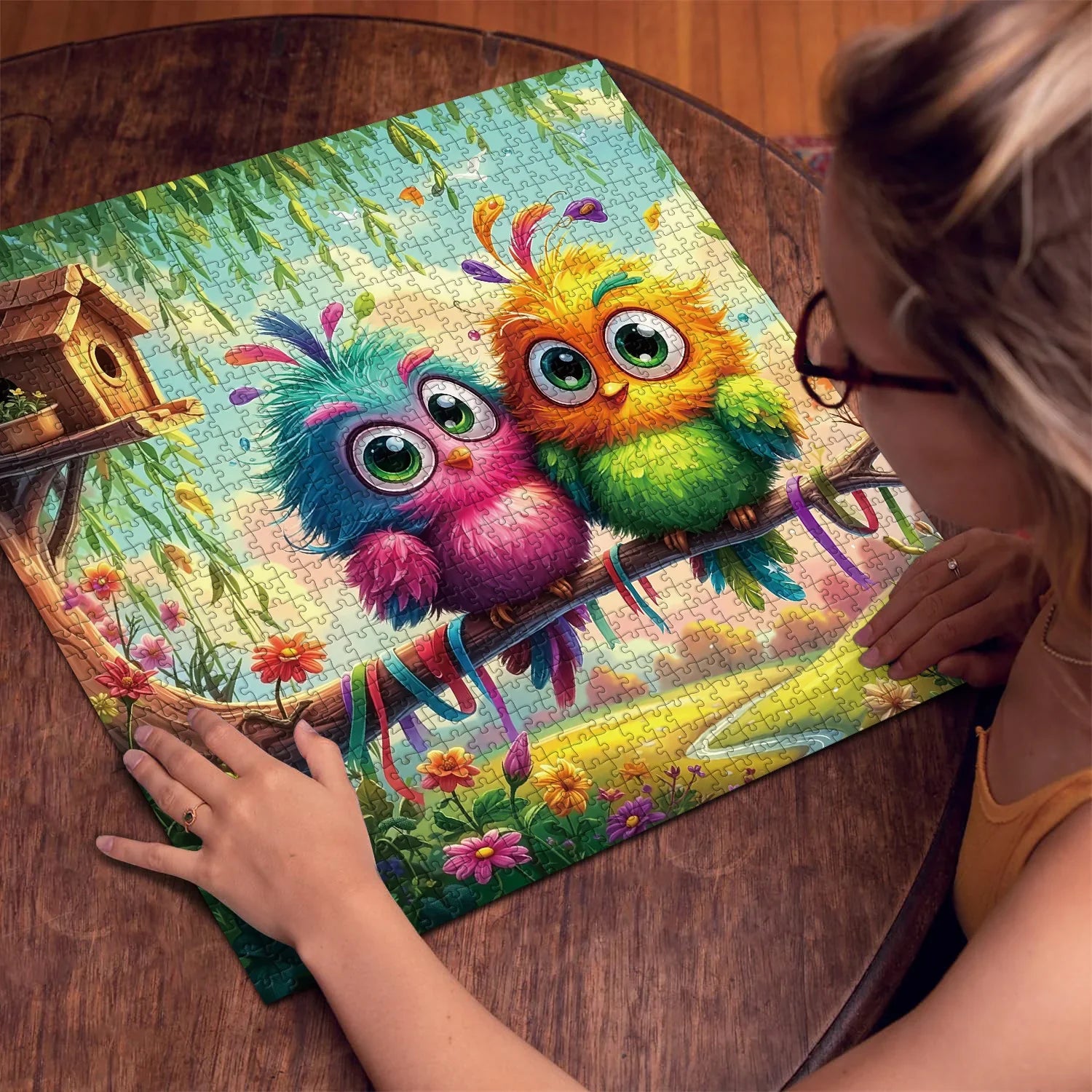 Branch Birds Jigsaw Puzzle 1000 Pieces