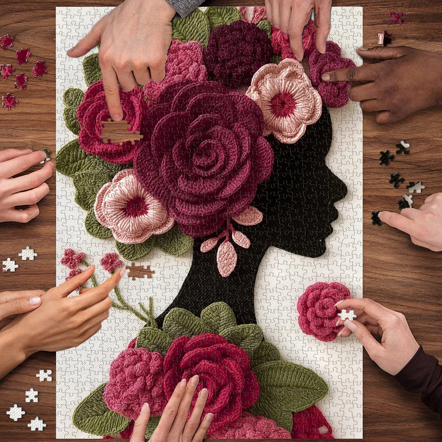 Blühende Muse Puzzle 1000 Teile