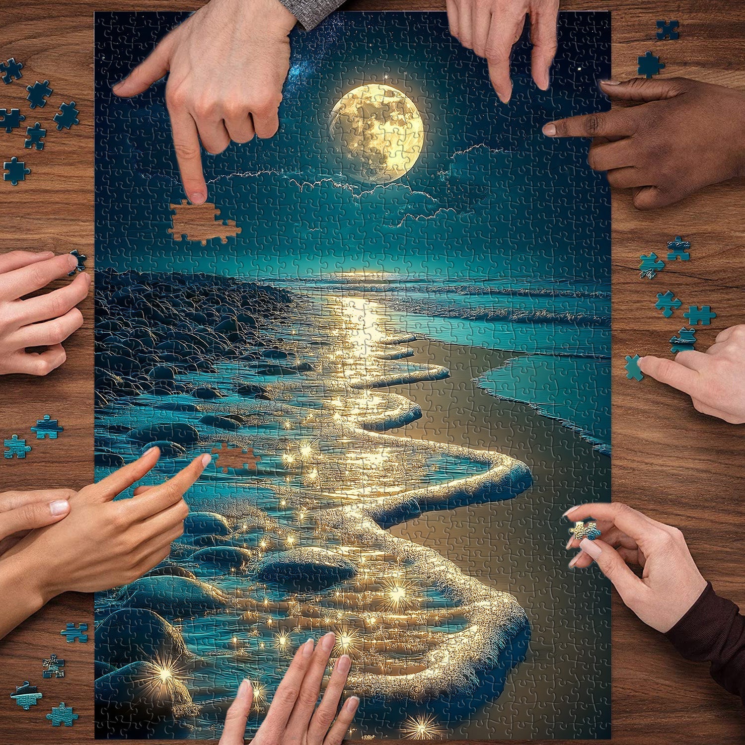 Moonlit Serenade Jigsaw Puzzle 1000 Pieces