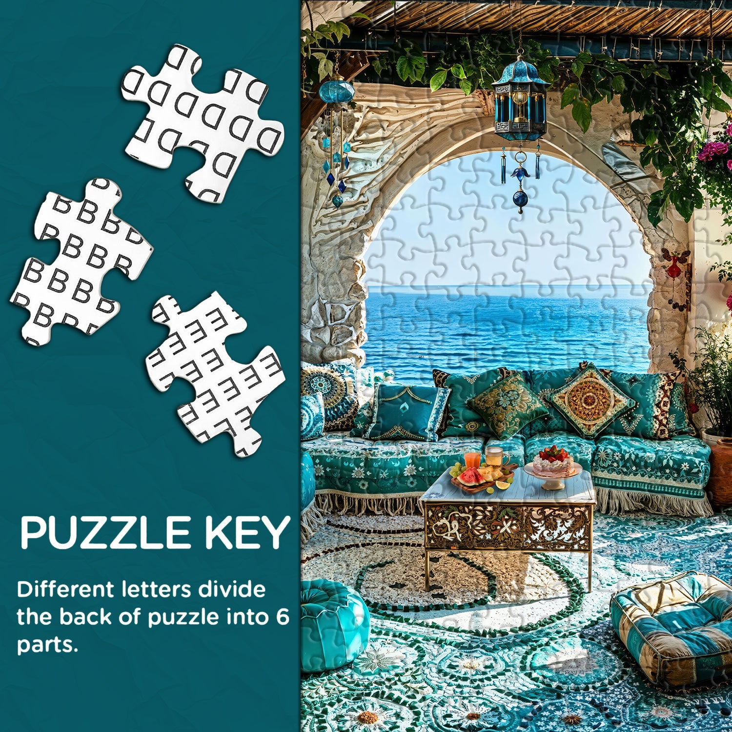 Puzzle Seaside Blue Haven 1000 pezzi