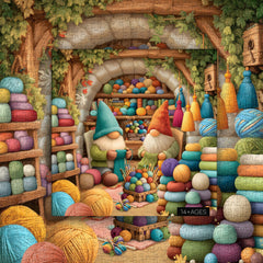 Knit Gnomes Jigsaw Puzzle 1000 Pieces