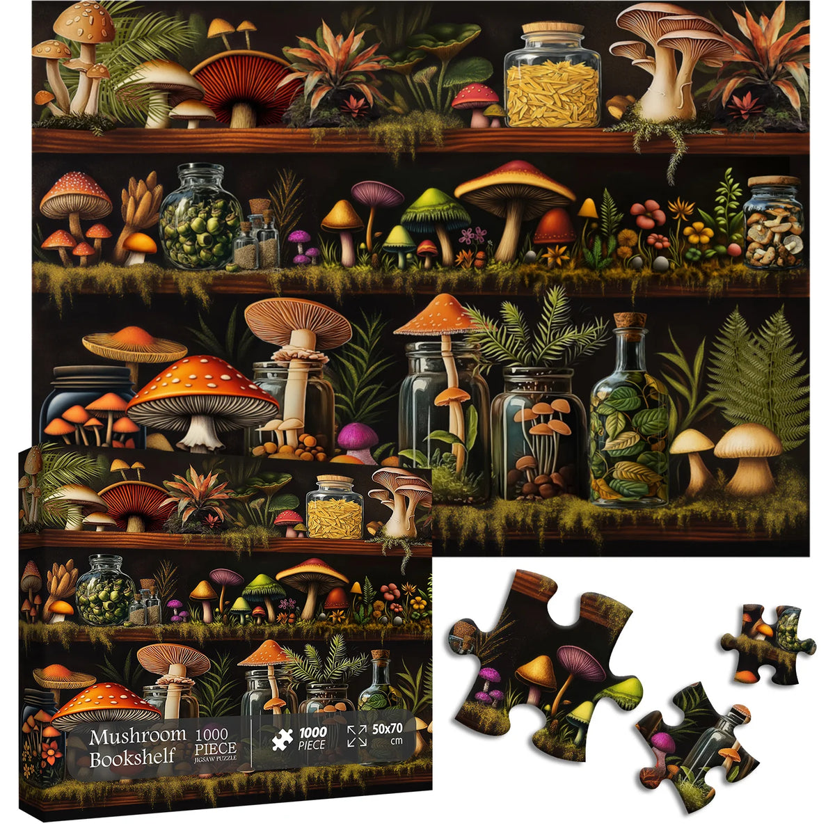Puzzle de puzzle des champignons 1000 pièces