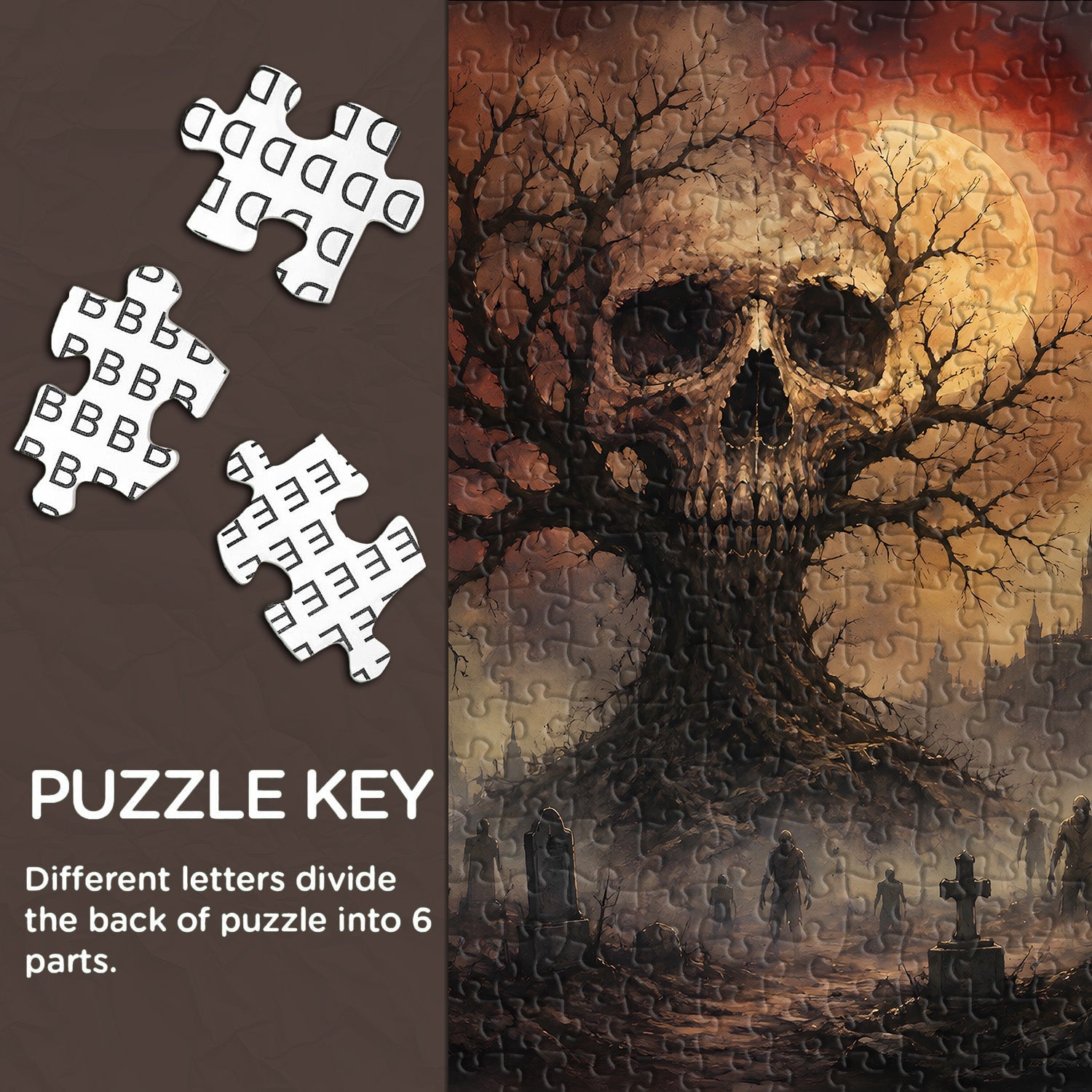 Skull Tree of Souls Jigsaw Puzzle 1000 Pieces