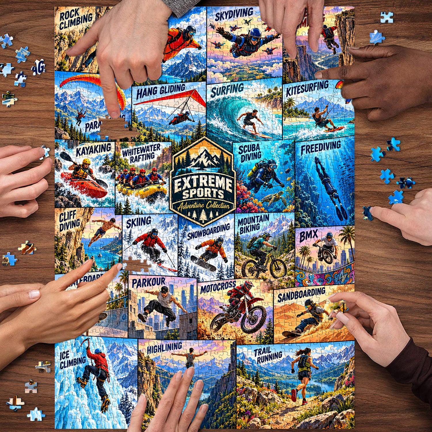 Extreme Adventure Collection Jigsaw Puzzle 1000 Pieces