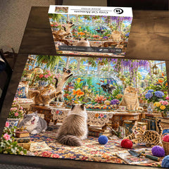 Cozy Cat Moments Jigsaw Puzzle 1000 Pieces