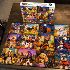Halloween Puppy Parade Jigsaw Puzzle 1000 Pieces