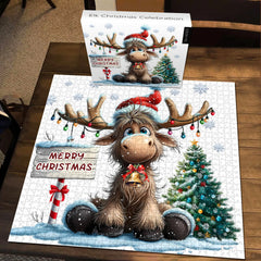 Célébration de Noël Elk Puzzles 1000 pièces
