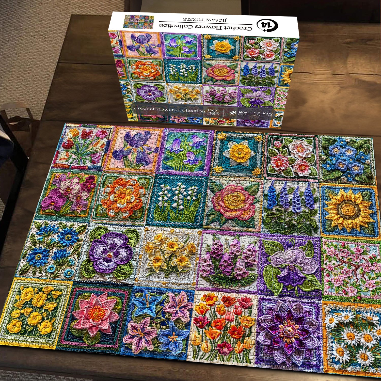 Cochet Flowers Collection Puzzles 1000 pièces
