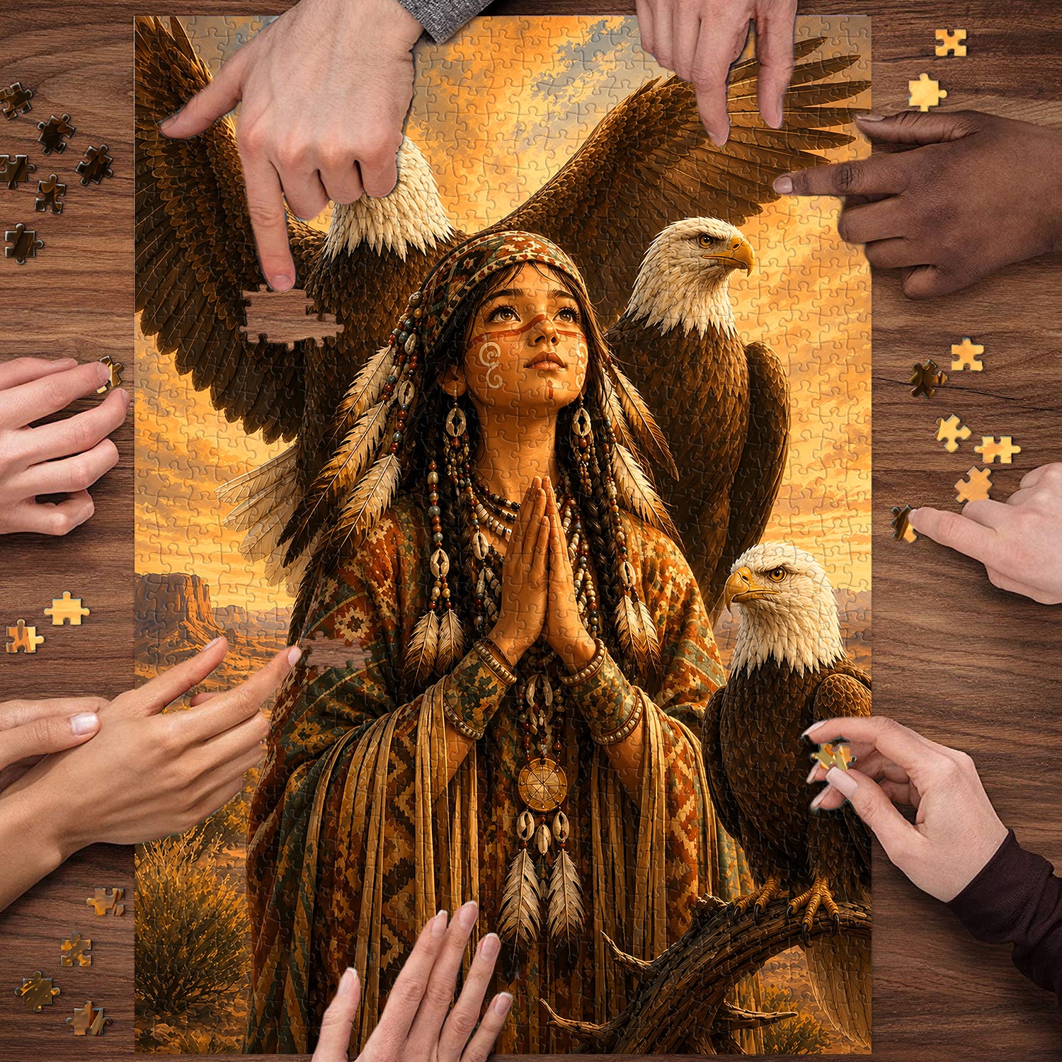 Eagle Spirit Prayer Jigsaw Puzzle 1000 Pieces
