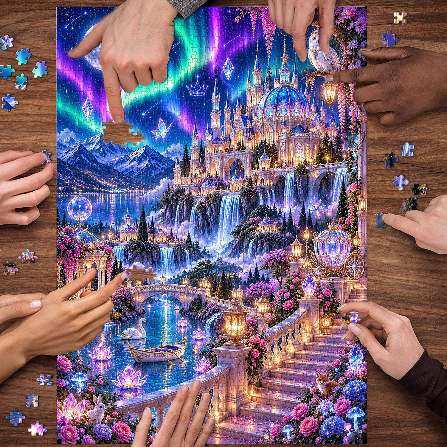 Aurora Castle Jigsaw Puzzle 1000 Pieces