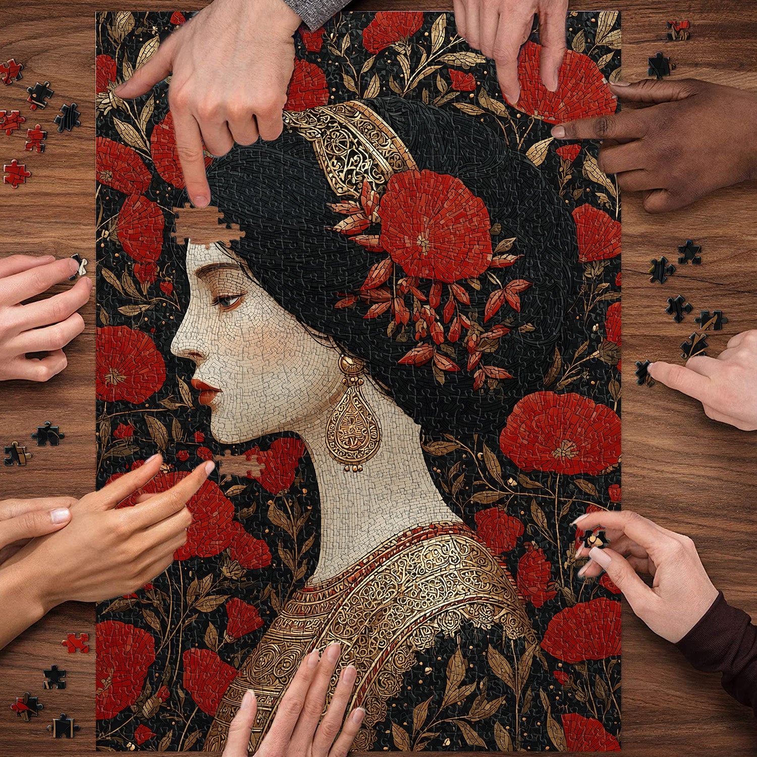 Puzzle Beauté Florale 1000 Pièces