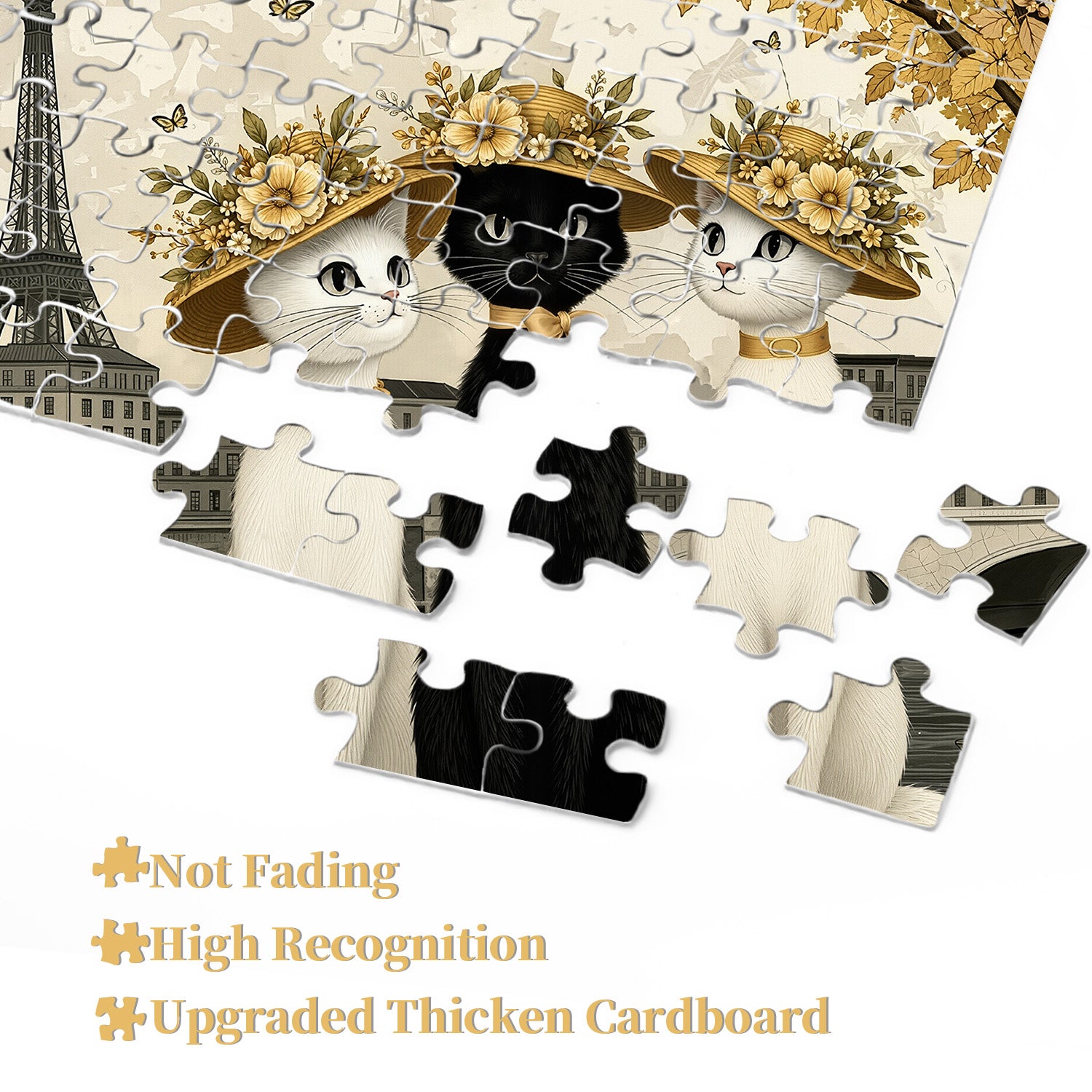 Parisian Cats Jigsaw Puzzle 1000 Pieces