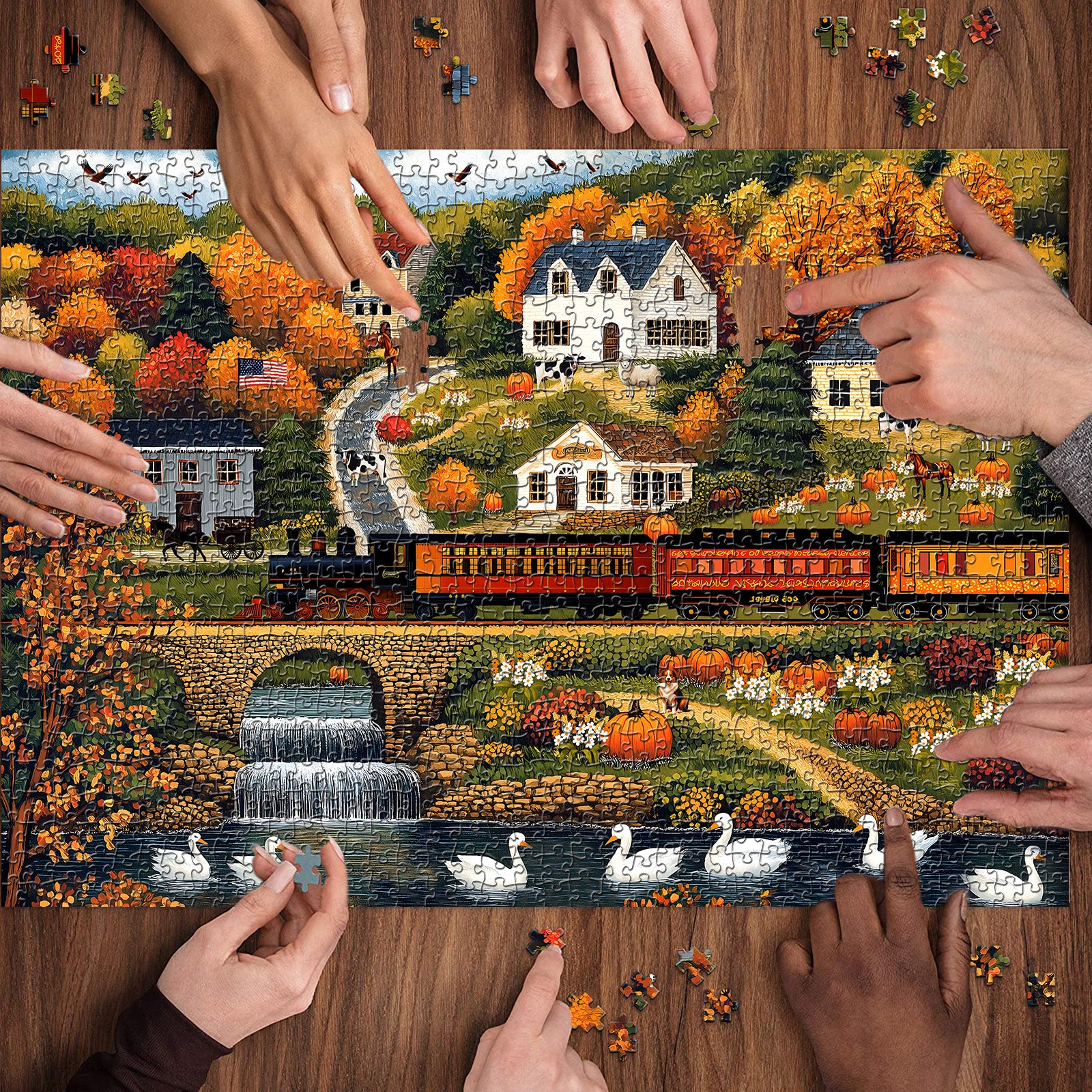 Rural Scenery Jigsaw Puzzles 1000 Pieces