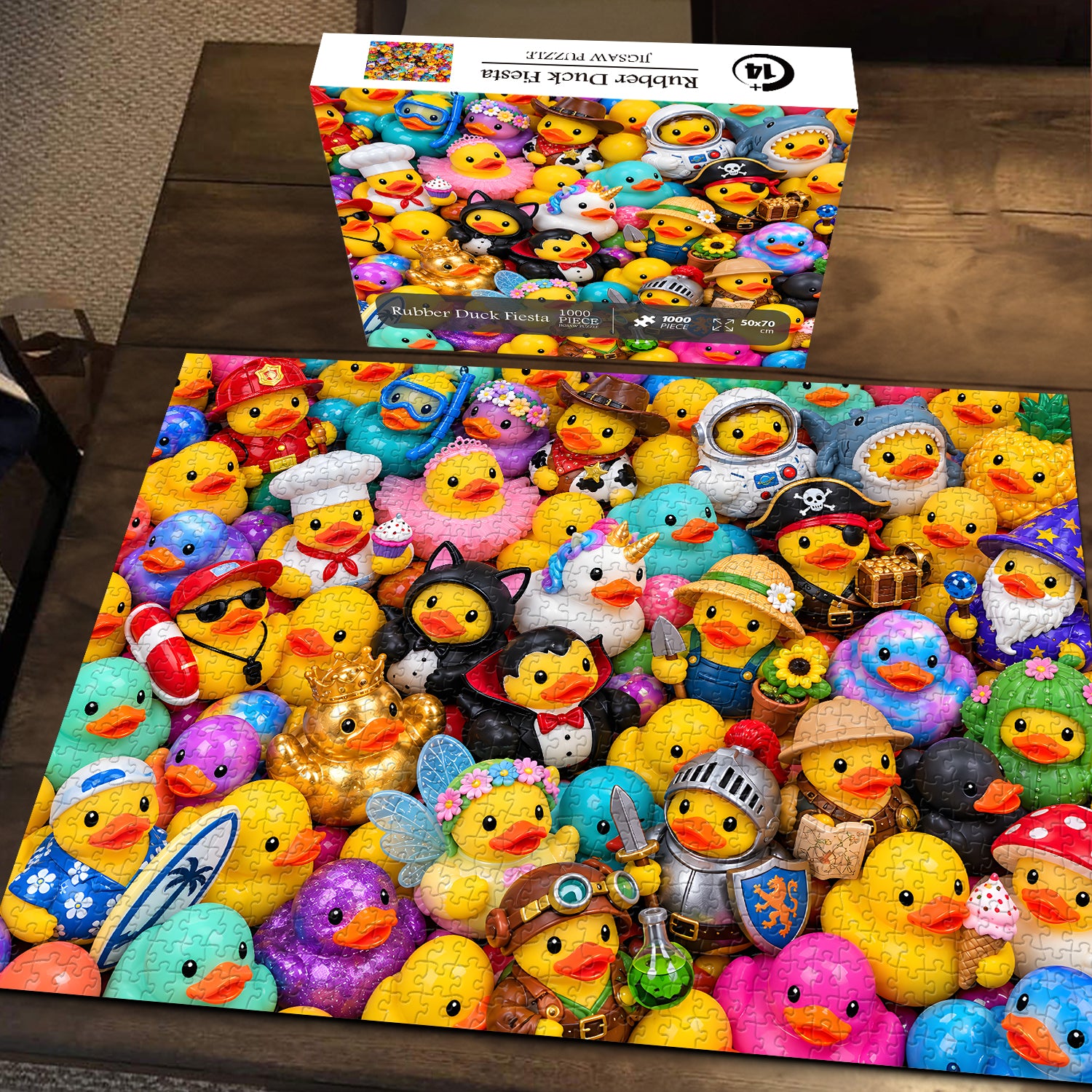 Rubber Duck Fiesta Jigsaw Puzzle 1000 Pieces