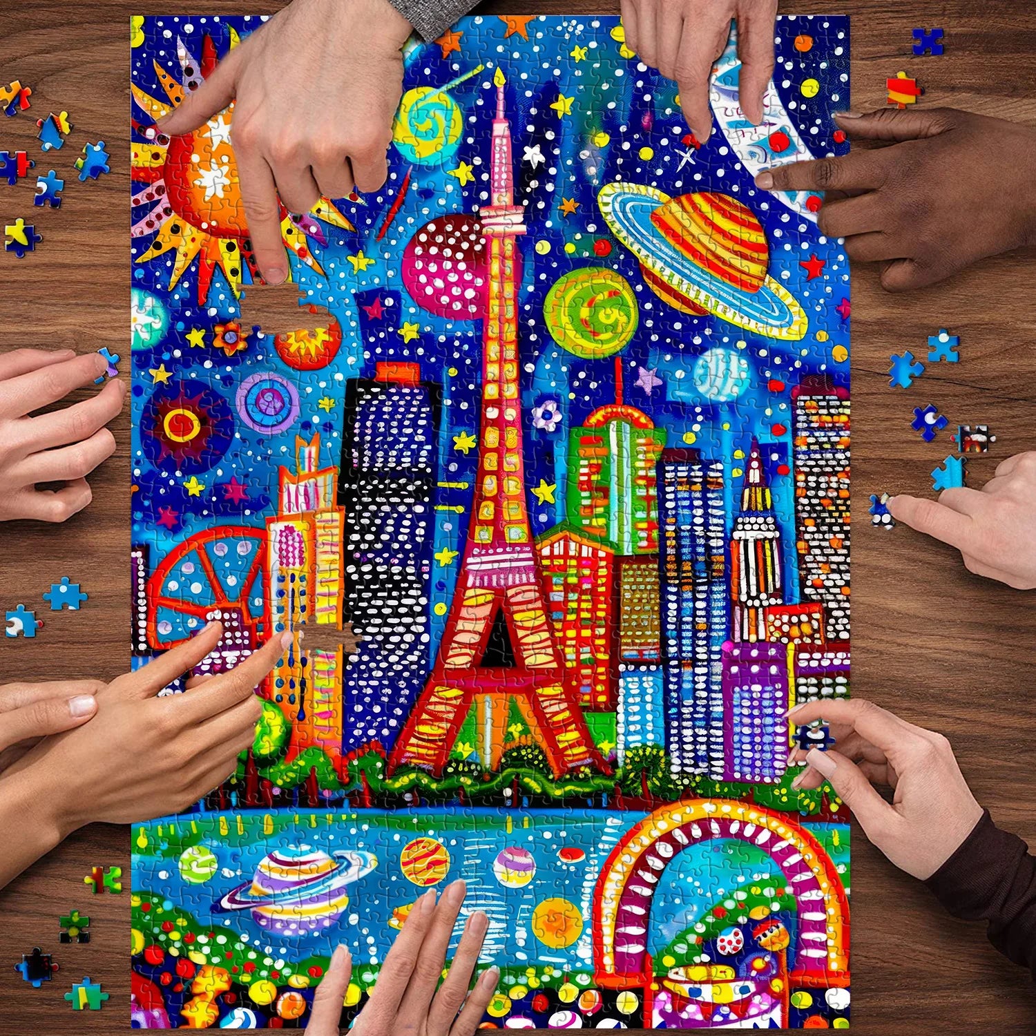 Stellar Cityscape Jigsaw Puzzle 1000 Pieces