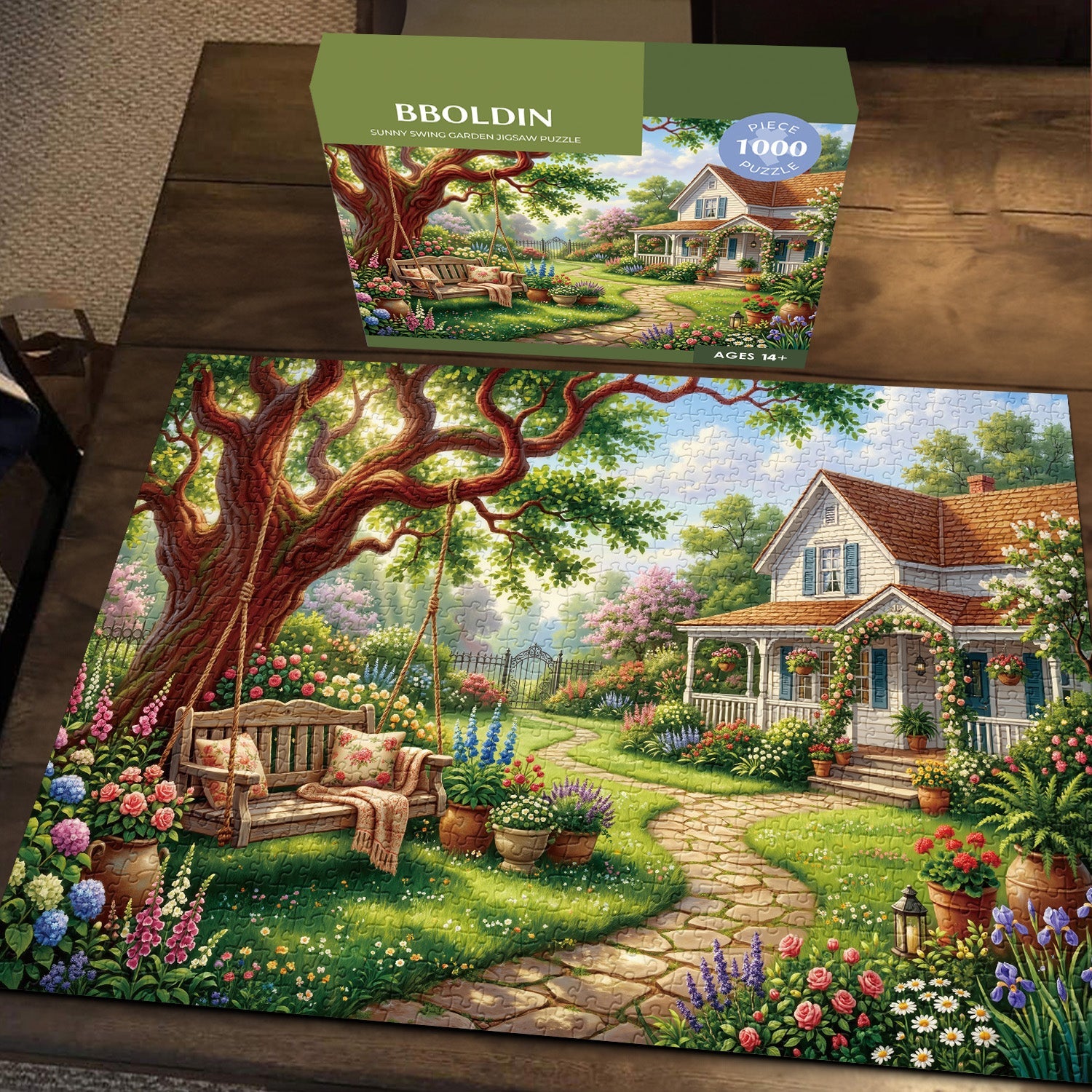 Sunny Swing Garden Puzzle 1000 Teile