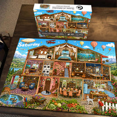 House of Saturday Jigsaw Puzzle 1000 Pieces