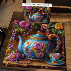 Puzzle de puzzle à thé floral 1000 pièces