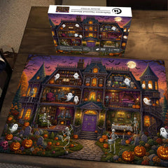 Halloween Haunted Mansion Jigsaw Puzzle 1000 Piece