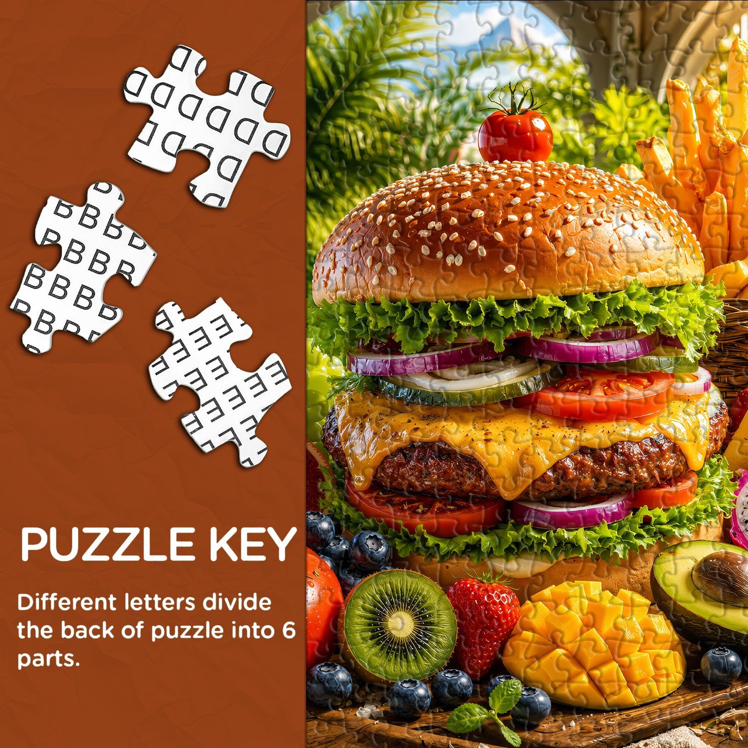 Orchard Burger Jigsaw Puzzle 1000 Pieces