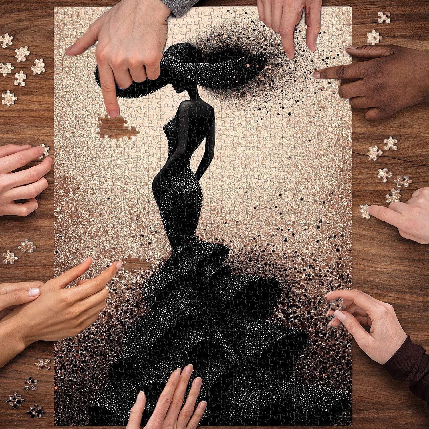 Brilliant élégant puzzle de puzzle 1000 pièces