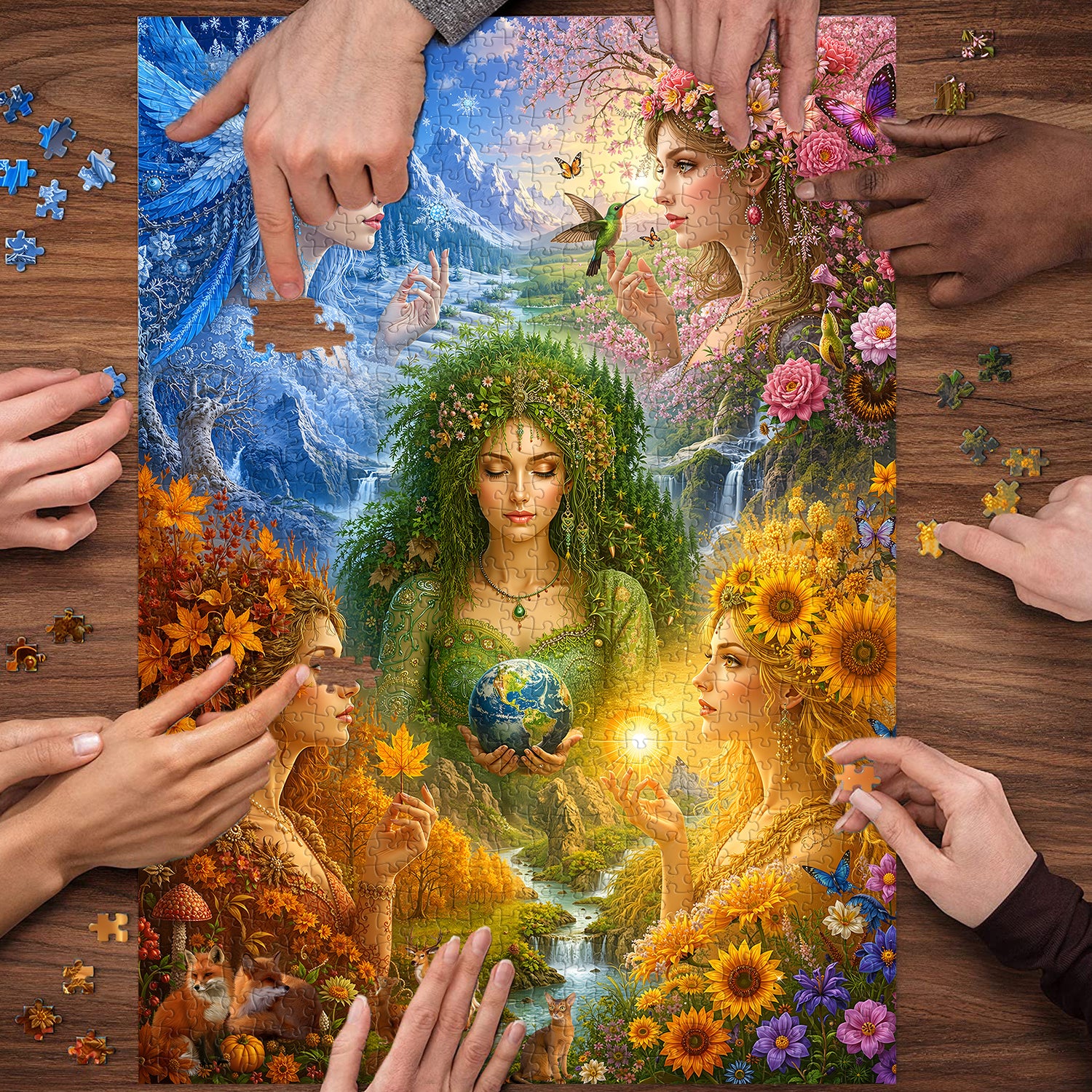 Guardian of Earth & Seasons Jigsaw Puzzle 1000 Pieces