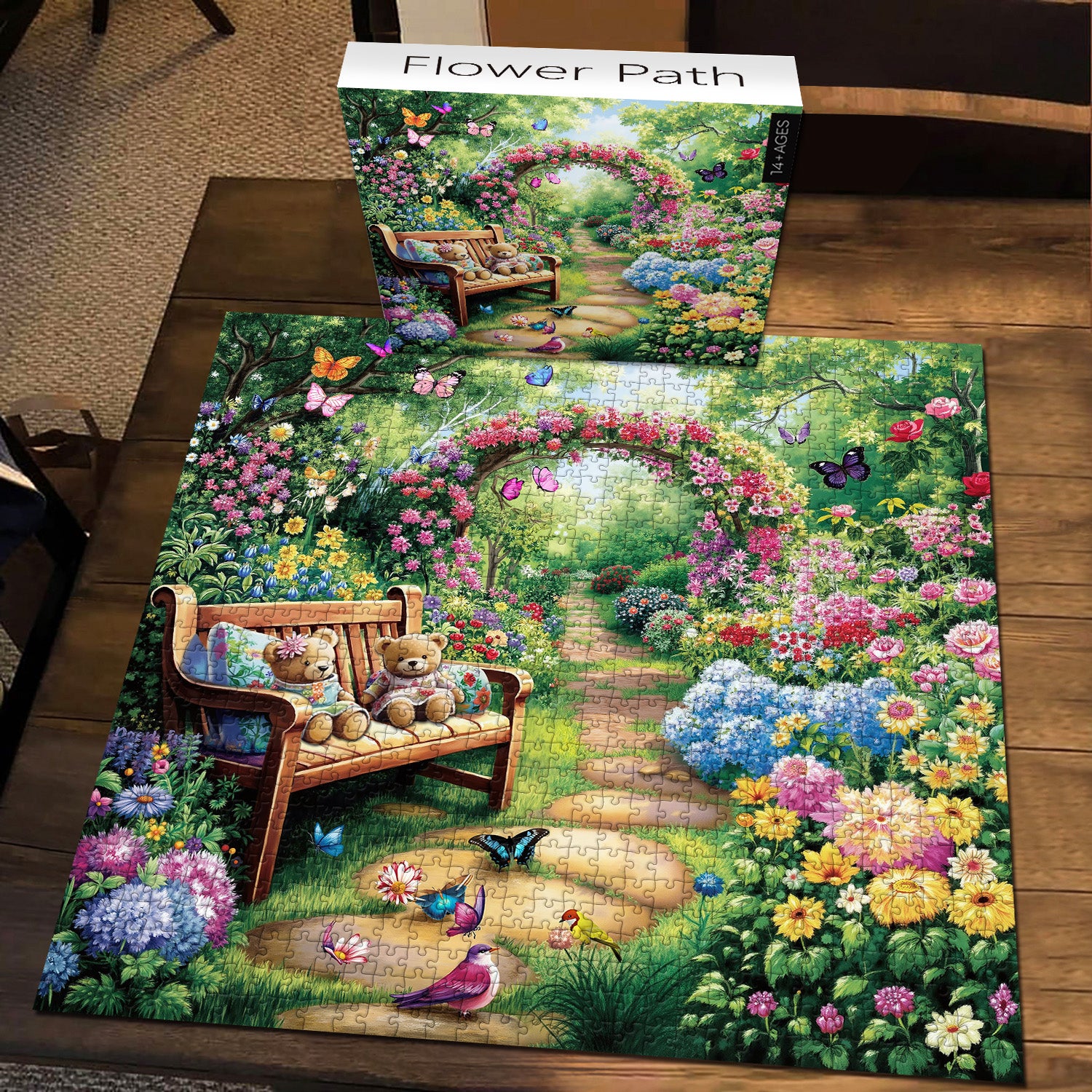Flower Path Jigsaw Puzzle 1000 Pieces