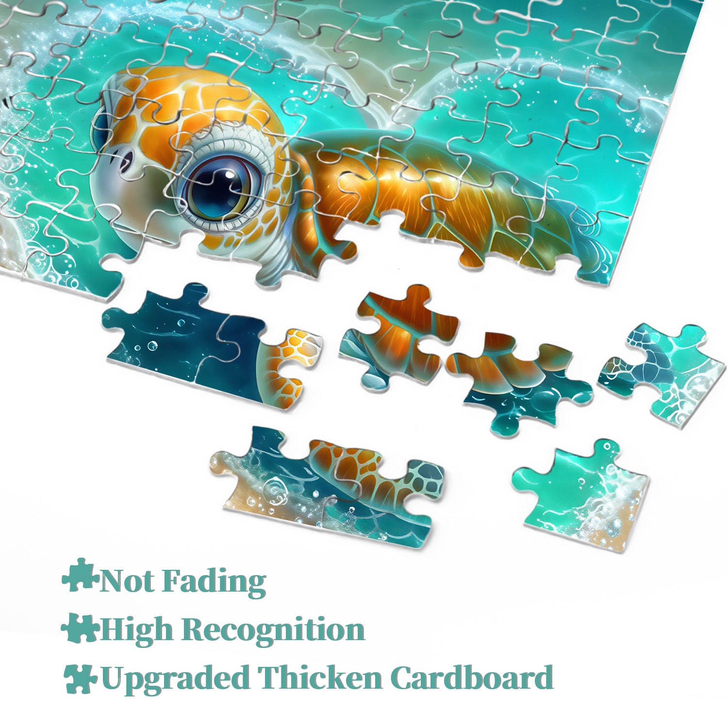 Heart Turtle Jigsaw Puzzle 1000 Pieces