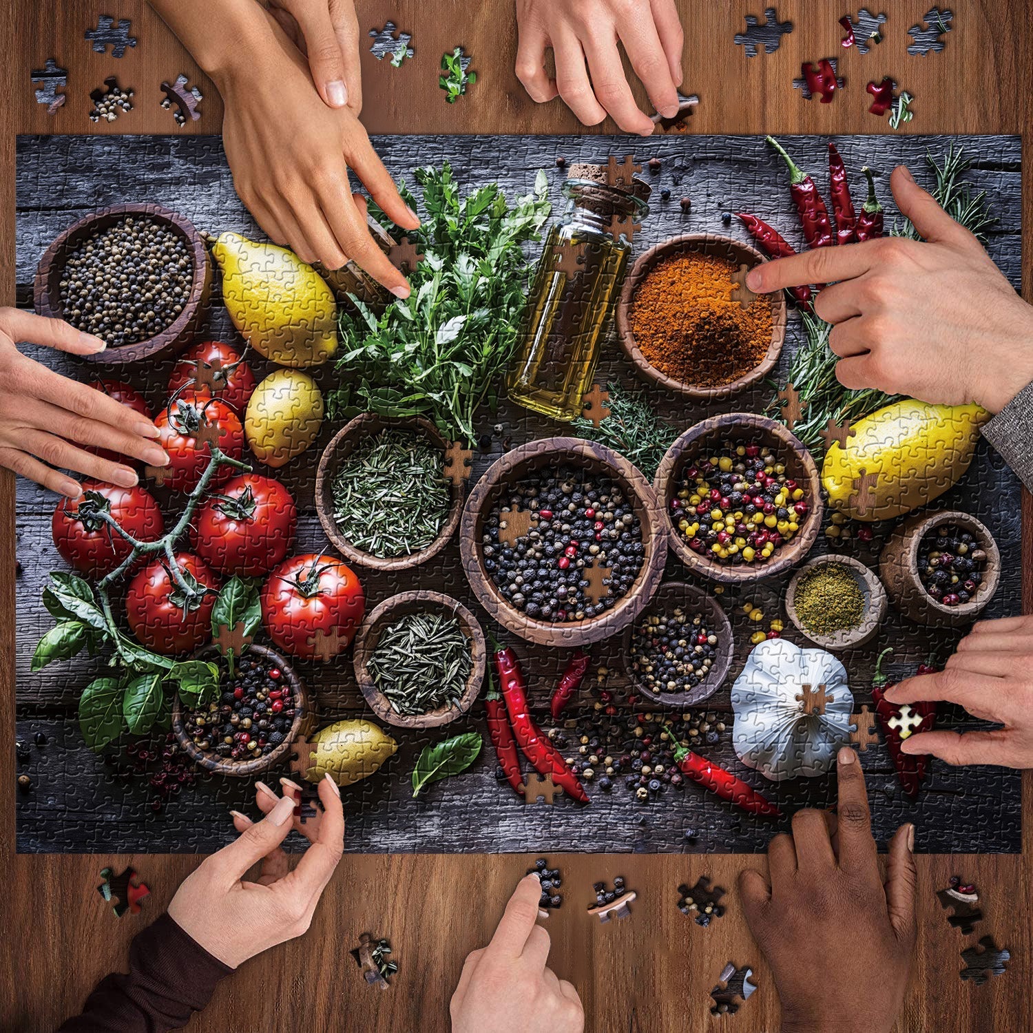Palette Flavors Jigsaw Puzzle 1000 Pieces