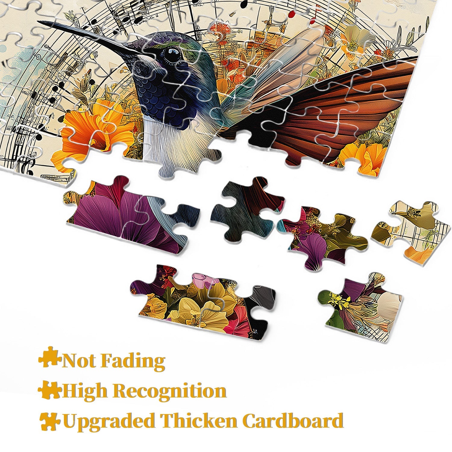 Blumenbesucher-Puzzle 1000 Teile