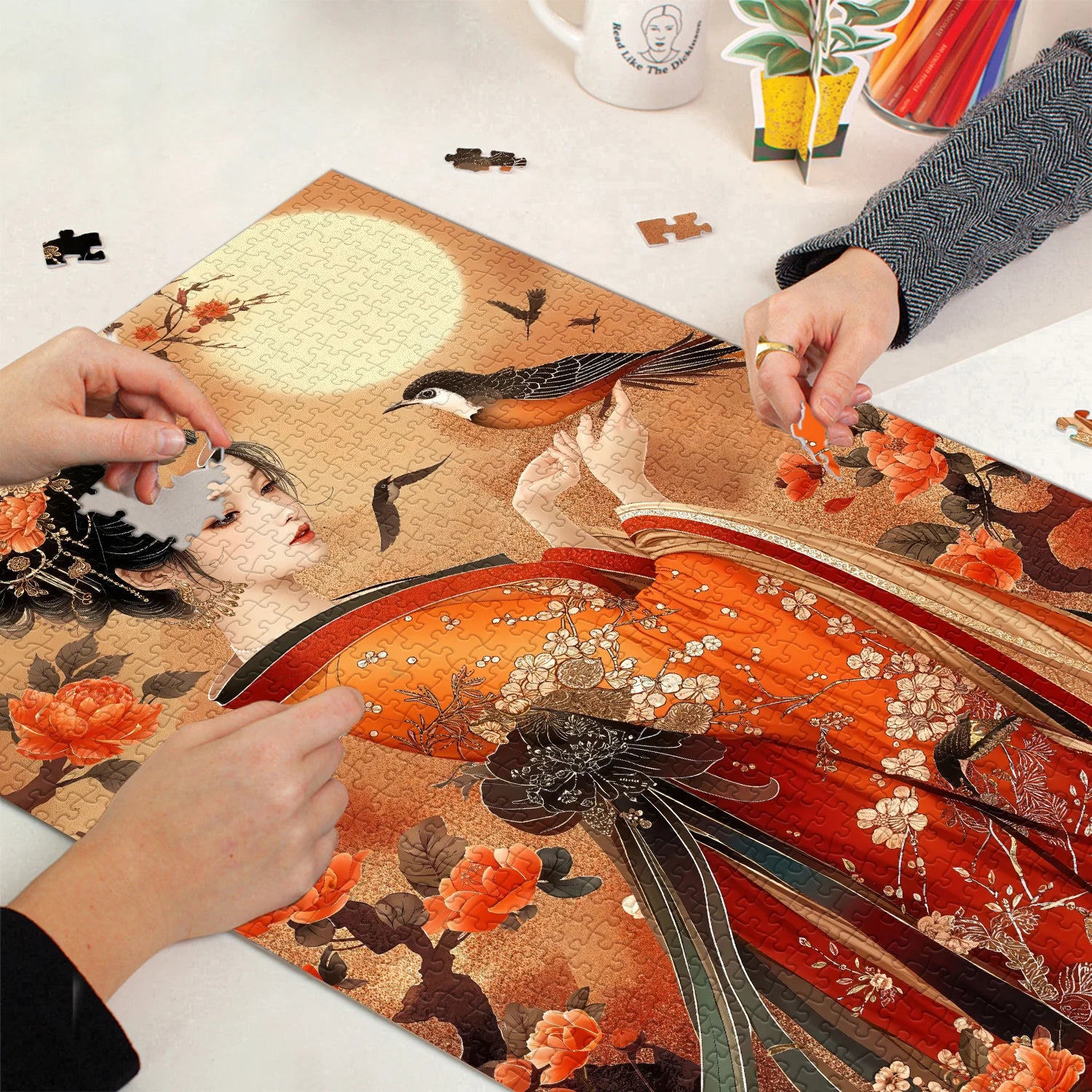 Lady in Moonlight Jigsaw Puzzle 1000 pièces