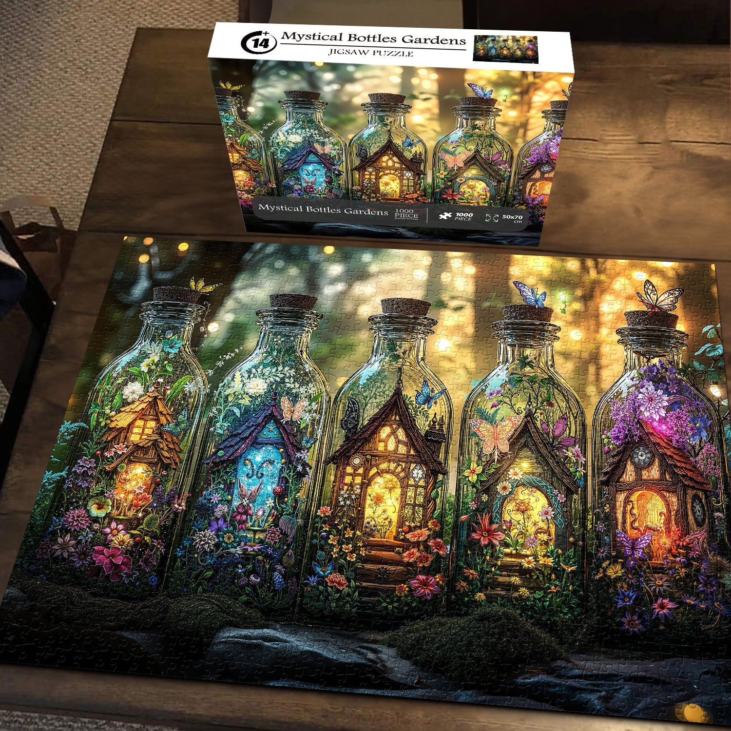 Mystical Bottles Gardens Jigsaw Puzzle 1000 Pieces